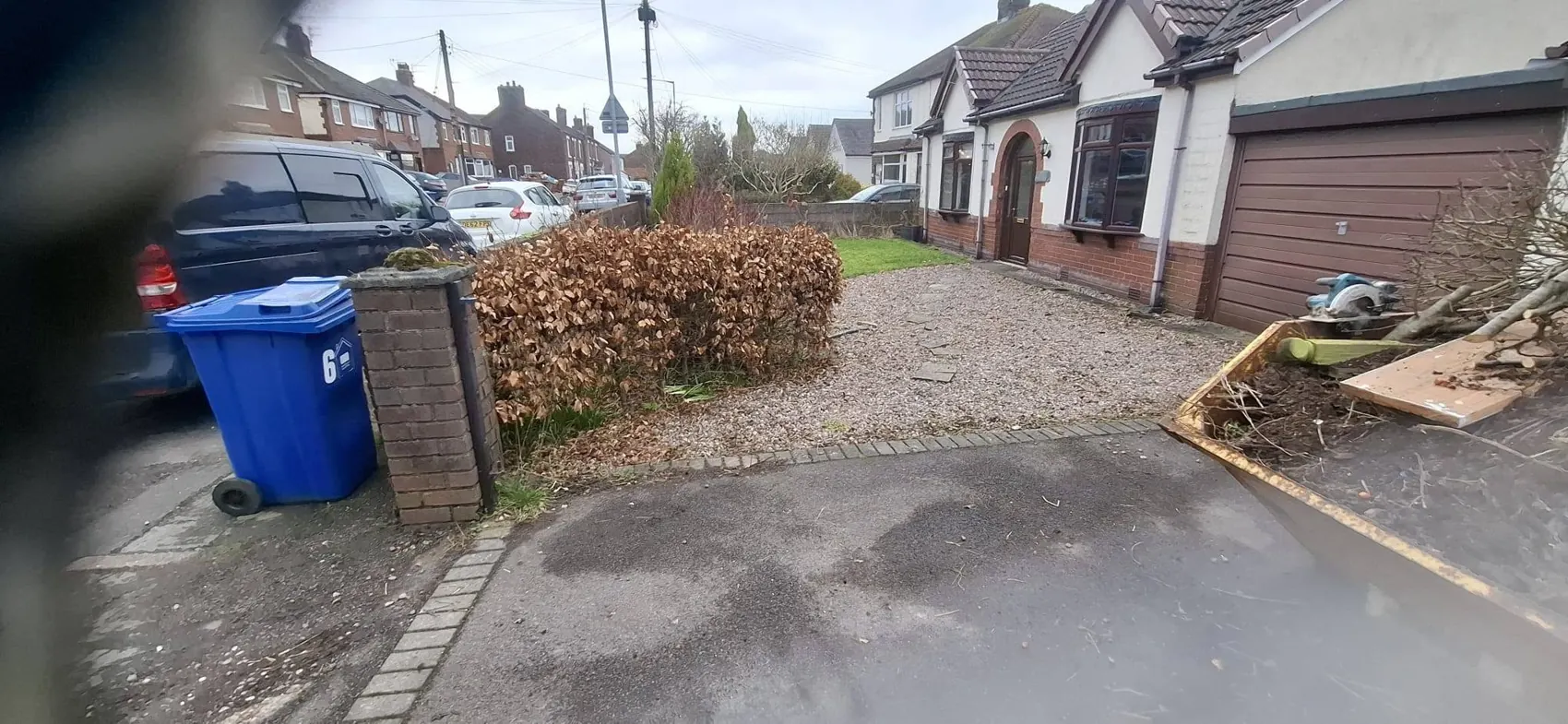 Driveway preparation